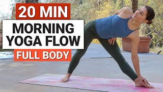 20 Min Morning Yoga Flow  Every Day Full Body Yoga For All Levels [upl. by Ralli]