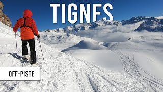 Powder day offpiste skiing in Tignes Val dIsere [upl. by Efeek]