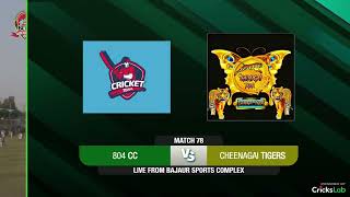 Live ll 3rd Quater final ll Bajaur Cricket Legue 2024 ll 804 VS Cheenagai Tiger ll Crickslab [upl. by Aihsei401]