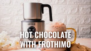 Make the best Hot Chocolate with Coffeeza Frothimo [upl. by Akimehs]