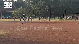 Goan Reporter News Fr Agnel YSC Paroda Defeats Curtorim Gymkhana 53 in Tiebreaker [upl. by Irallih]