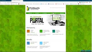 Philhealth MDF Printing amp Contribution Inquiry Online  Tutorial [upl. by Zsuedat]