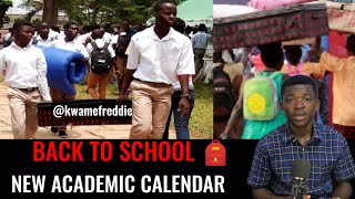 GES Released new academic calendar for SHS in Ghana [upl. by Eilrahs]