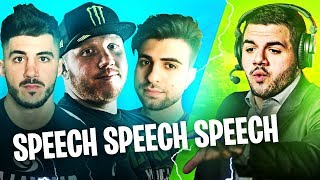 COURAGE SPEECH  100 WIN W NICKMERCS COURAGE amp SYPHERPK  Fortnite Battle Royale Highlights 239 [upl. by Negaet]