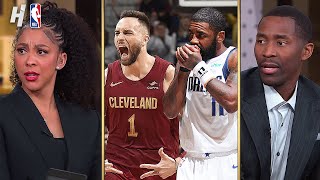 NBA on TNT crew reacts to Mavericks vs Cavaliers Highlights 🔥 [upl. by Iren]