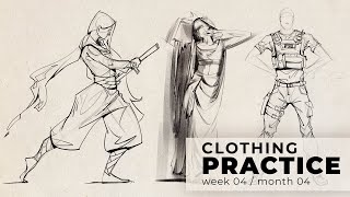 Clothing practice  Month 04  Week 04  7 Months of Improvement Challenge [upl. by Fadil625]