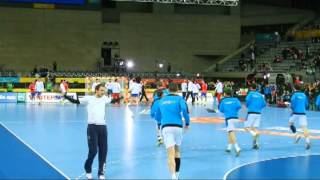 Semifinales de Handball2013  España  Eslovenia [upl. by Dorri]