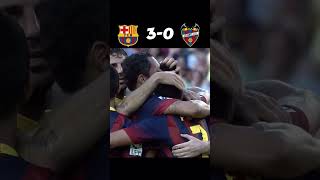 Barcelona vs Levante  Barcelona scored a lot of goals against Levante barcelona messi cr7 viral [upl. by Enna]