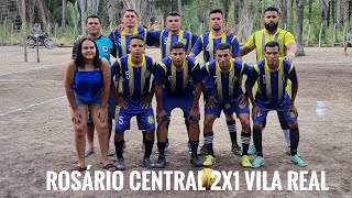 ROSÁRIO CENTRAL 2X1 VILA REAL QUARTAS DE FINAIS DO CAMPEONATO DA ARENA PALMEIRAL 2024 [upl. by Idorb]