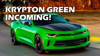 2017 Camaro Krypton Green 1LE [upl. by Maighdlin237]