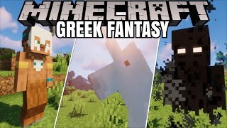 EL MOD DE LAS FANTASÍAS GRIEGAS PARTE 1  Greek Fantasy Mod  MINECRAFT 116 [upl. by Nahoj]