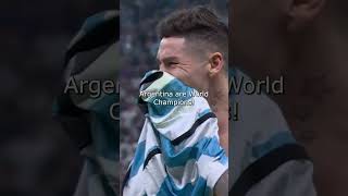 Emotional Spanish Commentator Argentina are World Champions [upl. by Nilek]