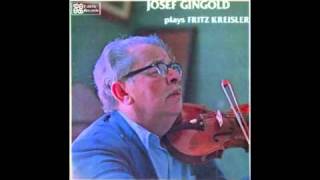 Josef Gingold plays Kreislers Aucassin et Nicolette [upl. by Xenos]