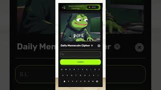 Memes Lab Daily Memecoin Cipher 4 October 2024 [upl. by Idzik]