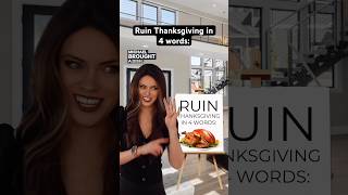 Play Along “Ruin Thanksgiving in 4 words” millennials relatable nostalgia [upl. by Ahsaya]