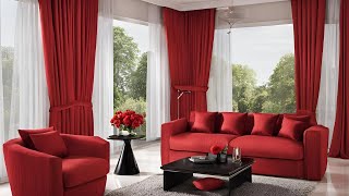 Top Curtains Color Combination For 2024  Sofa Color Combination Ideas For Living Room [upl. by Nicolis]