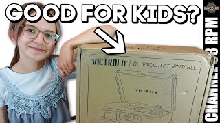 Is a Victrola record player good enough for kids Unboxing and review [upl. by Merow]