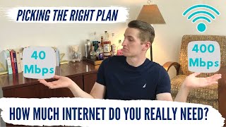 CHOOSING THE RIGHT INTERNET PLAN  HOW MUCH SPEED DO YOU NEED [upl. by Ardie]