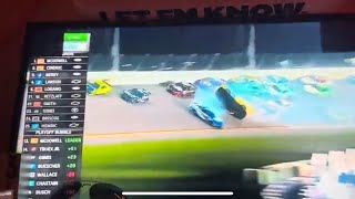 MICHAEL MCDOWELL NEAR FLIP AT DAYTONA 2024 [upl. by Laurene]