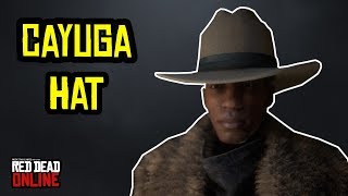 Red Dead Redemption 2  Cayuga Hat Showcase Look Before You Buy RDR2 Online [upl. by Eittol]