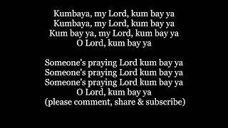 KUMBAYA My LORD KARAOKE INSTRUMENTAL BACKING TRACK MUSIC MINUS Lyric Word text sing along song music [upl. by Lierbag]