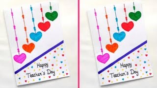 Last Minute Teachers Day Card  Teachers Day Greeting Card [upl. by Hctub734]