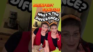 Sanitize vs Disinfect Whats the Actual Difference shorts [upl. by Arline357]