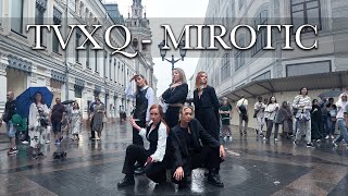 ONE TAKE  KPOP IN PUBLIC RUSSIA TVXQ 동방신기  주문 MIROTIC cover dance by AERIDES [upl. by Ahsiuqat870]