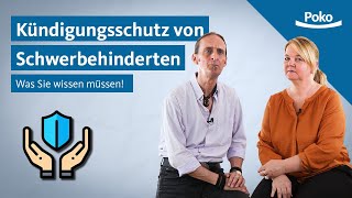 Kündigungsschutz für schwerbehinderte Arbeitnehmer Das müssen Sie wissen [upl. by Adna451]