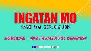 Ingatan Mo  KARAOKE  Yayoi [upl. by Jammin]