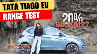 Tiago EV Range Test in Nepal [upl. by Lal333]