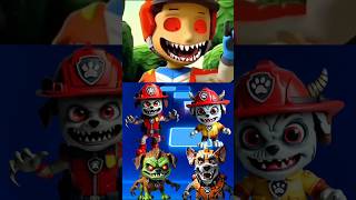 Paw Patrol Transformation Scary Ryder vs Marshall Exe x Coffin Dance shorts trending tileshop [upl. by Lihas872]