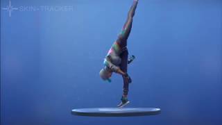 Fortnite  Widows Pirouette Emote Ingame Menu Preview [upl. by Noirrad964]