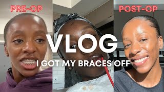 VLOG 18 I GOT MY BRACES OFF  75 MONTH UPDATE FROM DOUBLE JAW SURGERY [upl. by Nosaj105]