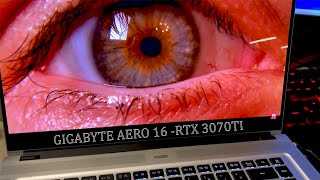 GIGABYTE AERO 16 XE5 UHD OLED Unboxing [upl. by Adnot]