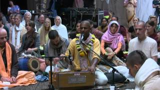 Kirtan Mela Nama Yajna with HG Madhava Prabhu 06092012 in Feriendorf Hoher Hain Germany [upl. by Wsan]