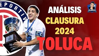 Análisis TOLUCA  CLAUSURA 2024  Altas Bajas y Pronóstico [upl. by Aibat]