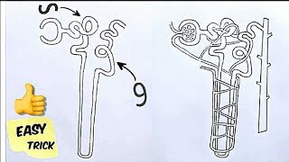 How to draw Nephron easily step by step for Biginners [upl. by Merissa169]