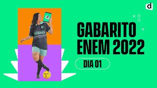 Gabarito Enem 2022  Correção ao Vivo  Dia 1 Linguagens Humanas e Redação [upl. by Cinelli]