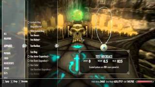 Skyrim Best enchant alchemy level up with just 20 fortify alchemy gear [upl. by Esoj]