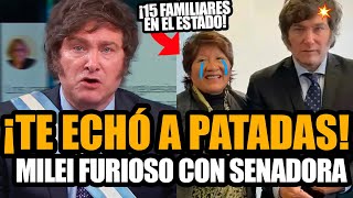 MILEI FURIOSO CON SENADORA TRAIDORA ¡¡ROMPE EL SILENCIO  FRAN FIJAP [upl. by Ploss384]