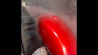 Bike Fuel Tank Painting Process Fueltankpaintingfactoryprocessrestorationyoutubeshorts [upl. by Gabriell256]