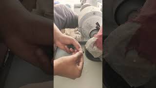 How to cut nephrite stone amp make bead [upl. by Rashidi]