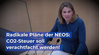 Radikale Pläne der NEOS CO2Steuer soll verachtfacht werden [upl. by Wie164]