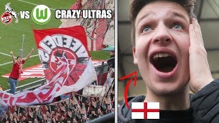 ENGLISH FAN EXPERIENCES FC KÖLN vs WOLFSBURG ATMOSPHERE [upl. by Enilasor474]