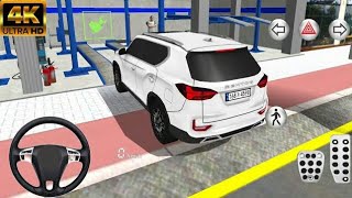 New Kia Rexton SUV car in Repairing Shop funny Gameplay 1  3D Driving Class Simulation [upl. by Devland]