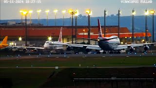 POUSO DO JUMBO 747 QUE TROUXE A BORDO A NOVÍSSIMA LAMBORGHINI REVUELTO EM CAMPINAS VIRACOPOS [upl. by Akima773]