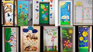 38 Classroom door decoration ideas [upl. by Ainesej]