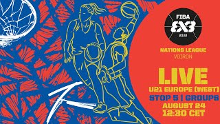 RELIVE  FIBA 3x3 Nations League 2022  U21 Europe West  Stop 5  Group Phase  3x3 Basketball [upl. by Jaco]