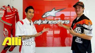 Alpinestars Factory Tour Motocross Gear Alli Field Trip [upl. by Ahsyle]